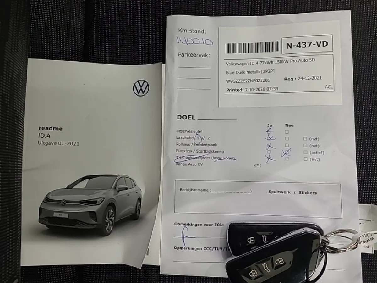 Pro 77 kWh+Led+Navigatie+trekhaak+Camera+Adaptief-cruise+KeyLess+stuur&stoel-verw SOH 93% WLTP 528 KM =30-12-2021
