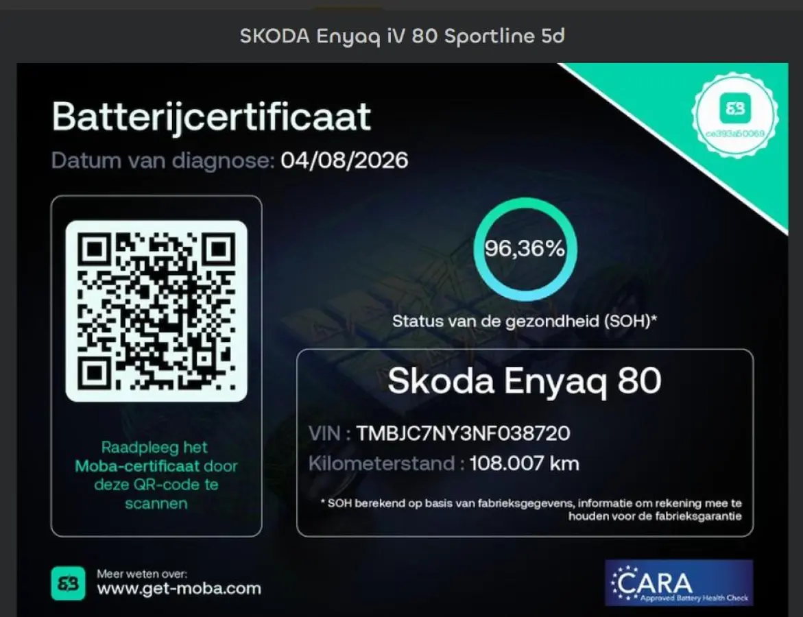 80 Sportline 204pk SOH 96% Stoelverwarming ACC Camera Navigatie