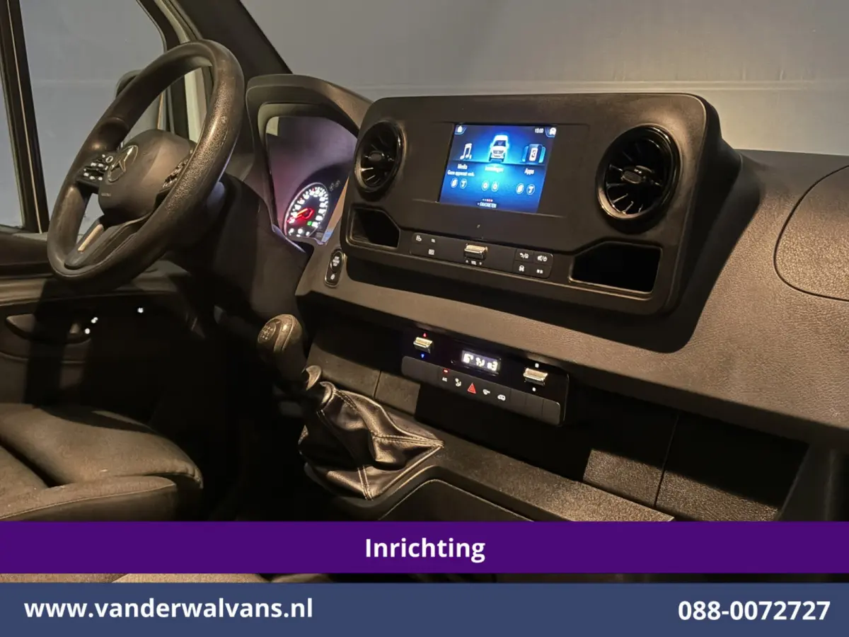 314 CDI 143pk L2H2 Inrichting Euro6 Airco | Camera | Imperiaal | Trekhaak | Apple Carplay Cruisecontrol, Android Auto, Stoelverwarming, 270 Graden Achterdeuren, Bijrijdersbank