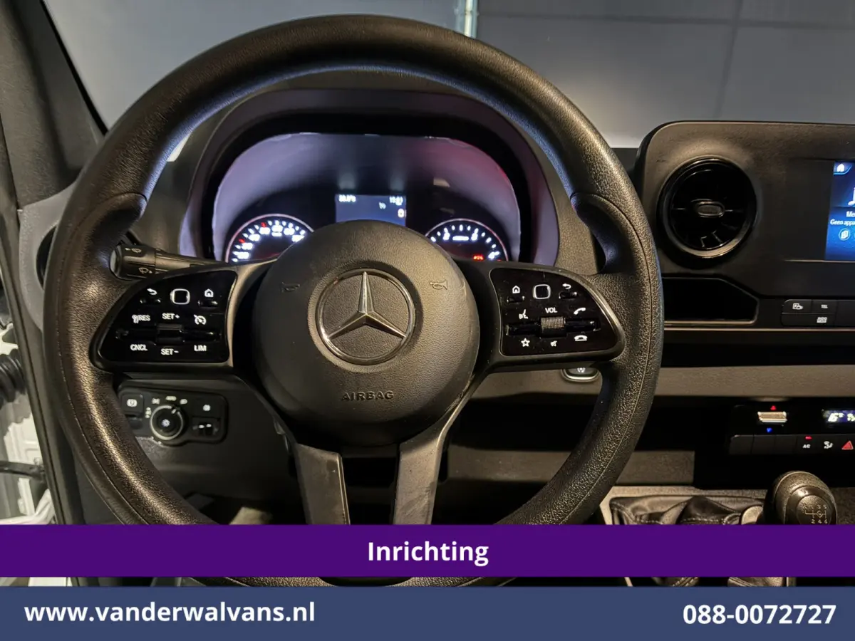314 CDI 143pk L2H2 Inrichting Euro6 Airco | Camera | Imperiaal | Trekhaak | Apple Carplay Cruisecontrol, Android Auto, Stoelverwarming, 270 Graden Achterdeuren, Bijrijdersbank