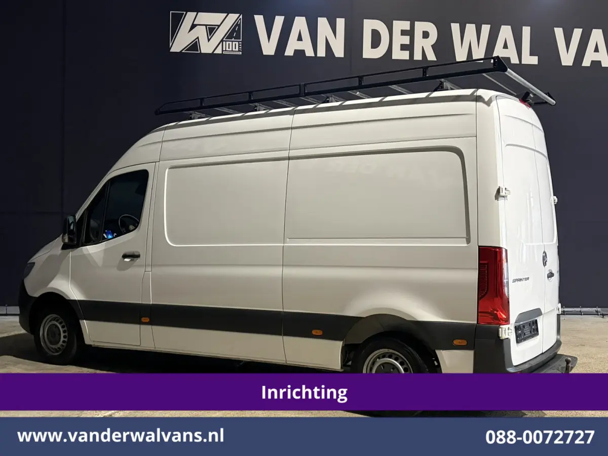 314 CDI 143pk L2H2 Inrichting Euro6 Airco | Camera | Imperiaal | Trekhaak | Apple Carplay Cruisecontrol, Android Auto, Stoelverwarming, 270 Graden Achterdeuren, Bijrijdersbank