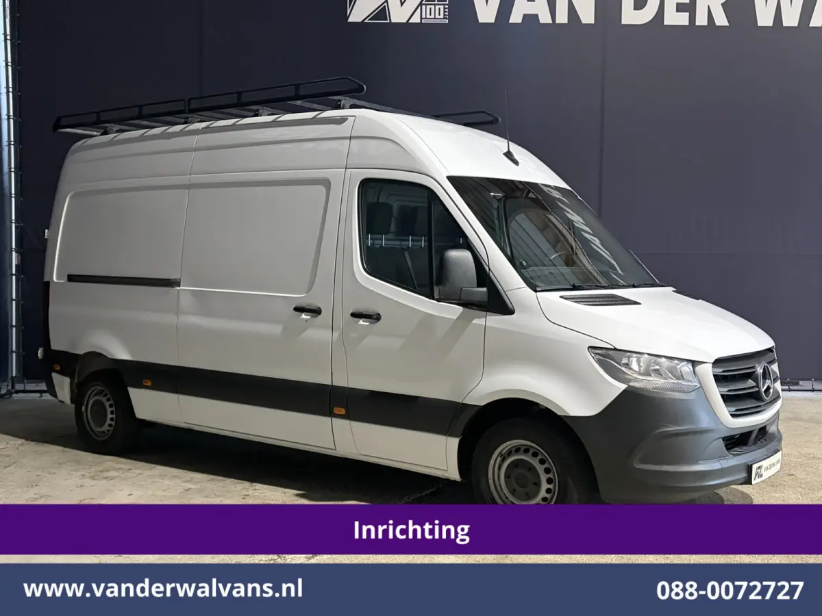 314 CDI 143pk L2H2 Inrichting Euro6 Airco | Camera | Imperiaal | Trekhaak | Apple Carplay Cruisecontrol, Android Auto, Stoelverwarming, 270 Graden Achterdeuren, Bijrijdersbank
