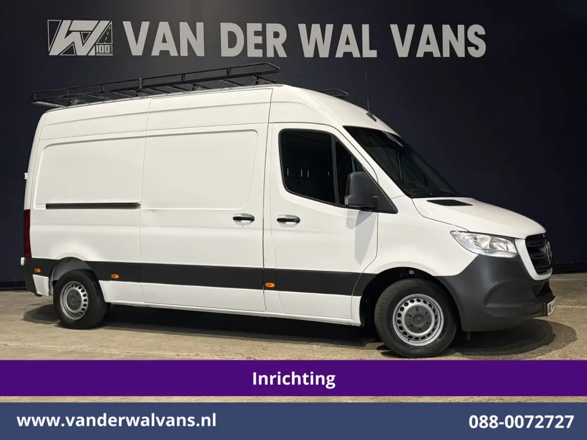 314 CDI 143pk L2H2 Inrichting Euro6 Airco | Camera | Imperiaal | Trekhaak | Apple Carplay Cruisecontrol, Android Auto, Stoelverwarming, 270 Graden Achterdeuren, Bijrijdersbank