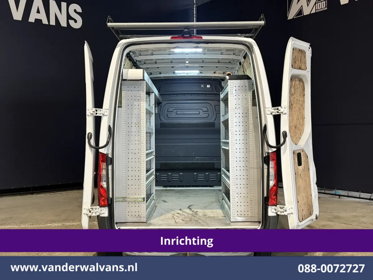 314 CDI 143pk L2H2 Inrichting Euro6 Airco | Camera | Imperiaal | Trekhaak | Apple Carplay Cruisecontrol, Android Auto, Stoelverwarming, 270 Graden Achterdeuren, Bijrijdersbank