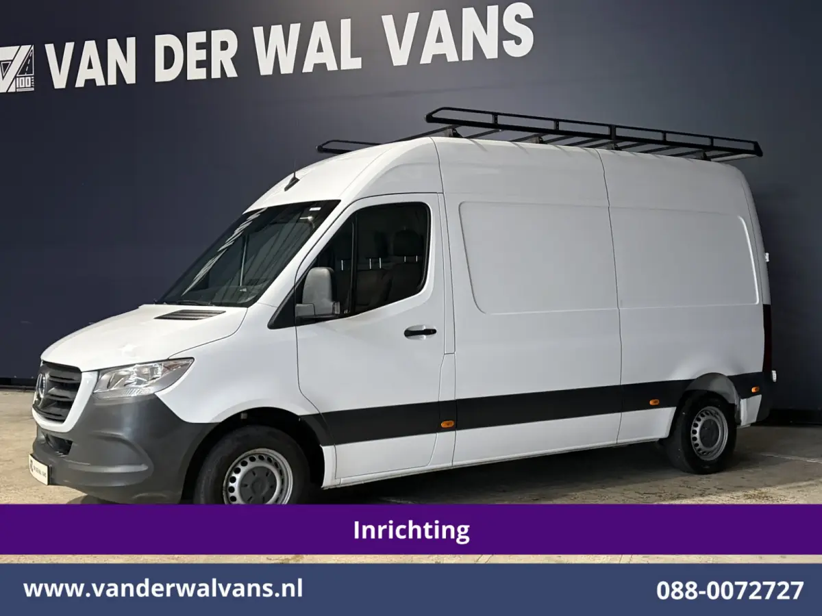 314 CDI 143pk L2H2 Inrichting Euro6 Airco | Camera | Imperiaal | Trekhaak | Apple Carplay Cruisecontrol, Android Auto, Stoelverwarming, 270 Graden Achterdeuren, Bijrijdersbank