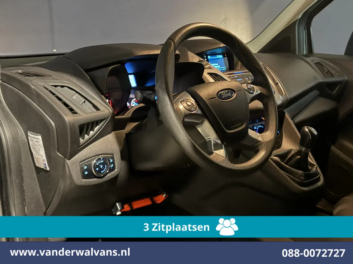 1.5 TDCI L1H1 Euro6 Airco | 3-Zits | Parkeersensoren | Trekhaak | Verwarmde Voorruit Zijdeur, Bijrijdersbank