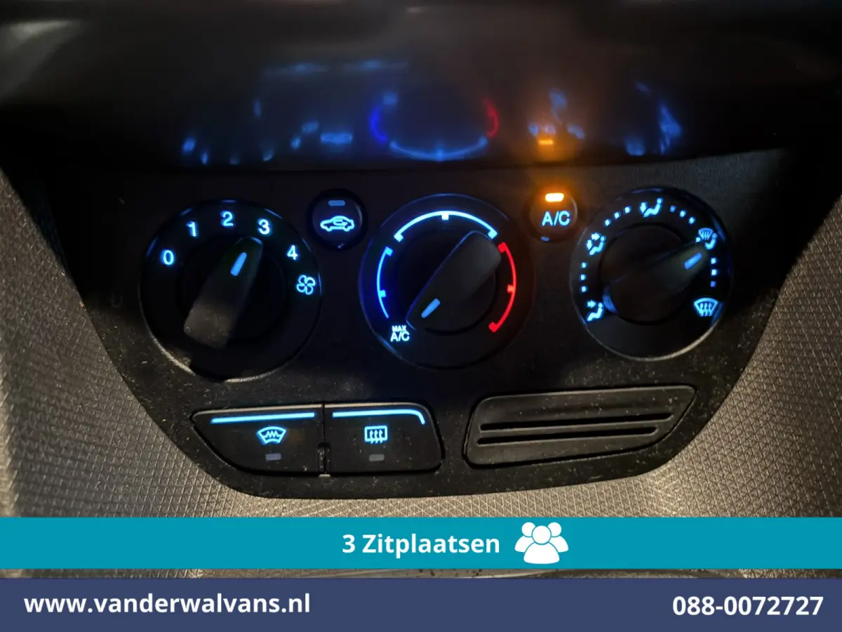 1.5 TDCI L1H1 Euro6 Airco | 3-Zits | Parkeersensoren | Trekhaak | Verwarmde Voorruit Zijdeur, Bijrijdersbank