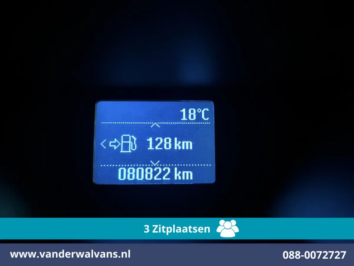 1.5 TDCI L1H1 Euro6 Airco | 3-Zits | Parkeersensoren | Trekhaak | Verwarmde Voorruit Zijdeur, Bijrijdersbank