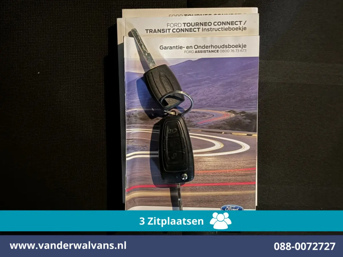 1.5 TDCI L1H1 Euro6 Airco | 3-Zits | Parkeersensoren | Trekhaak | Verwarmde Voorruit Zijdeur, Bijrijdersbank