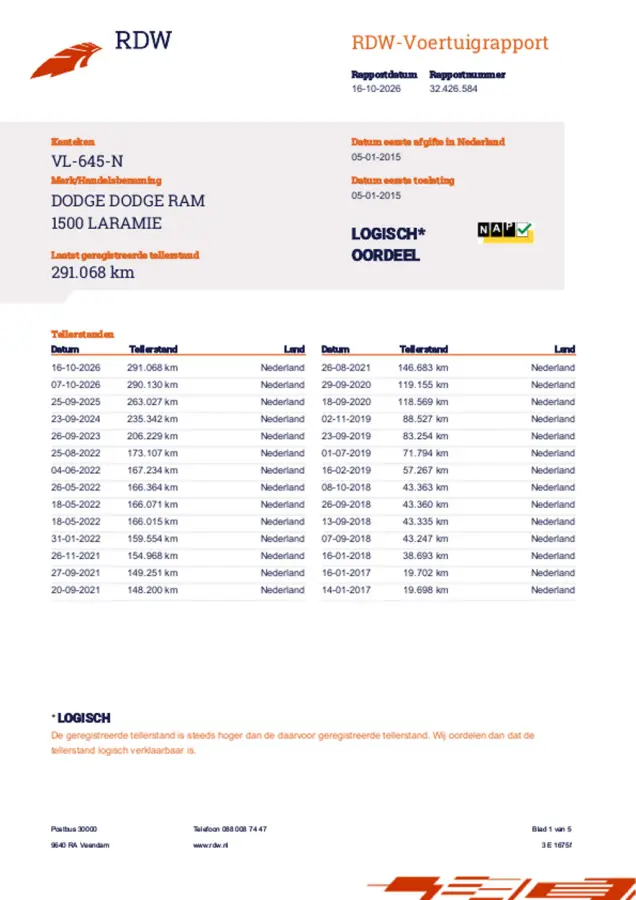 1500 5.7 V8 LARAMIE / LPG / Lage bijtelling