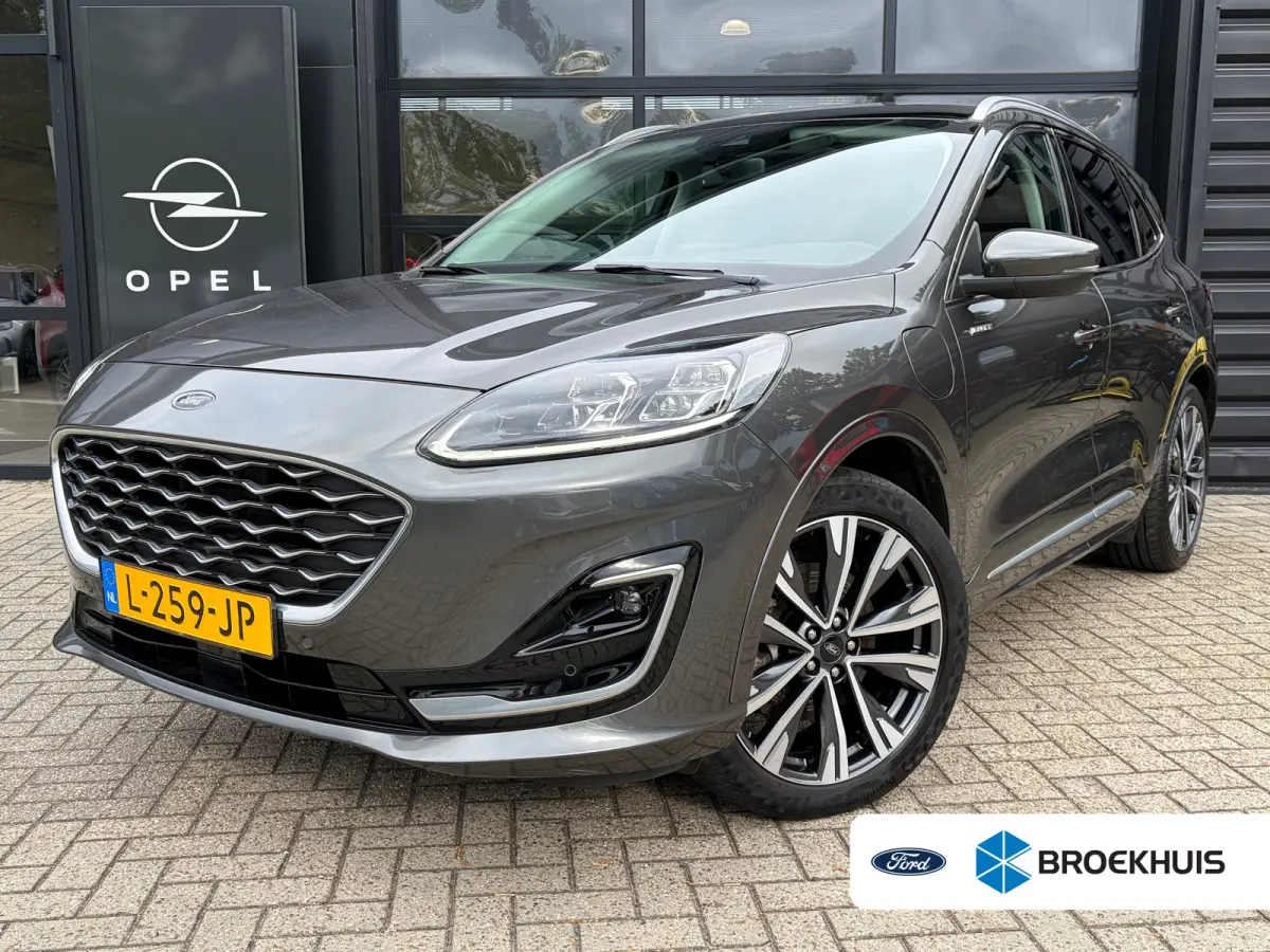 2.5 PHEV 225 PK Vignale | 87% SOH| TREKHAAK| ELEK. SCHUIF-/KANTELDAK| LEDER MET GEHEUGEN| ELEK. ACHTERKLEP| STUUR, STOEL, VOORRUIT EN ACHTERBANK VERWARMING| KEYLESS ENTRY & START| FULL LED| 