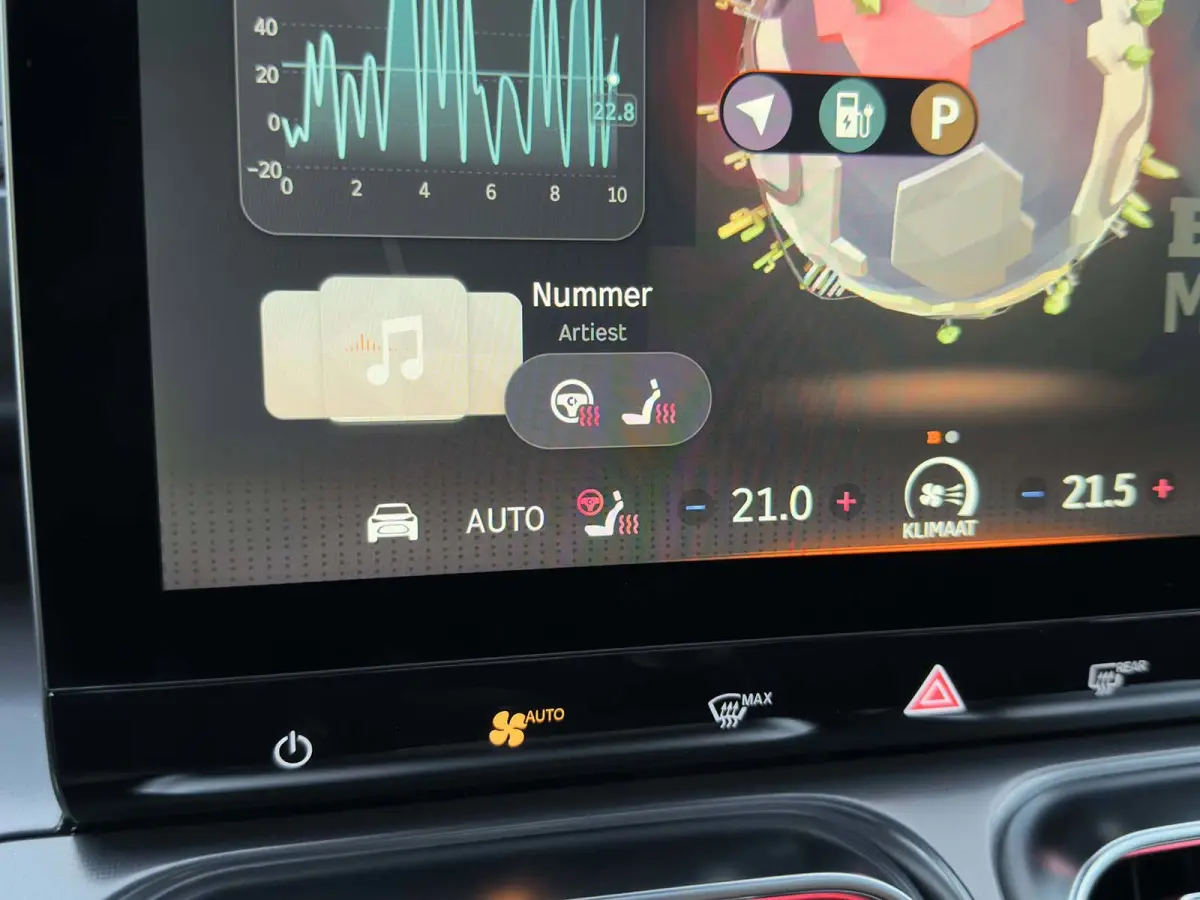 BRABUS 66 kWh, Pano, HUD, Beats, ACC, Keyless, 360°, Stoelverwarming, Stuurverwarming, Sfeerverlichting, Dodehoekdetectie