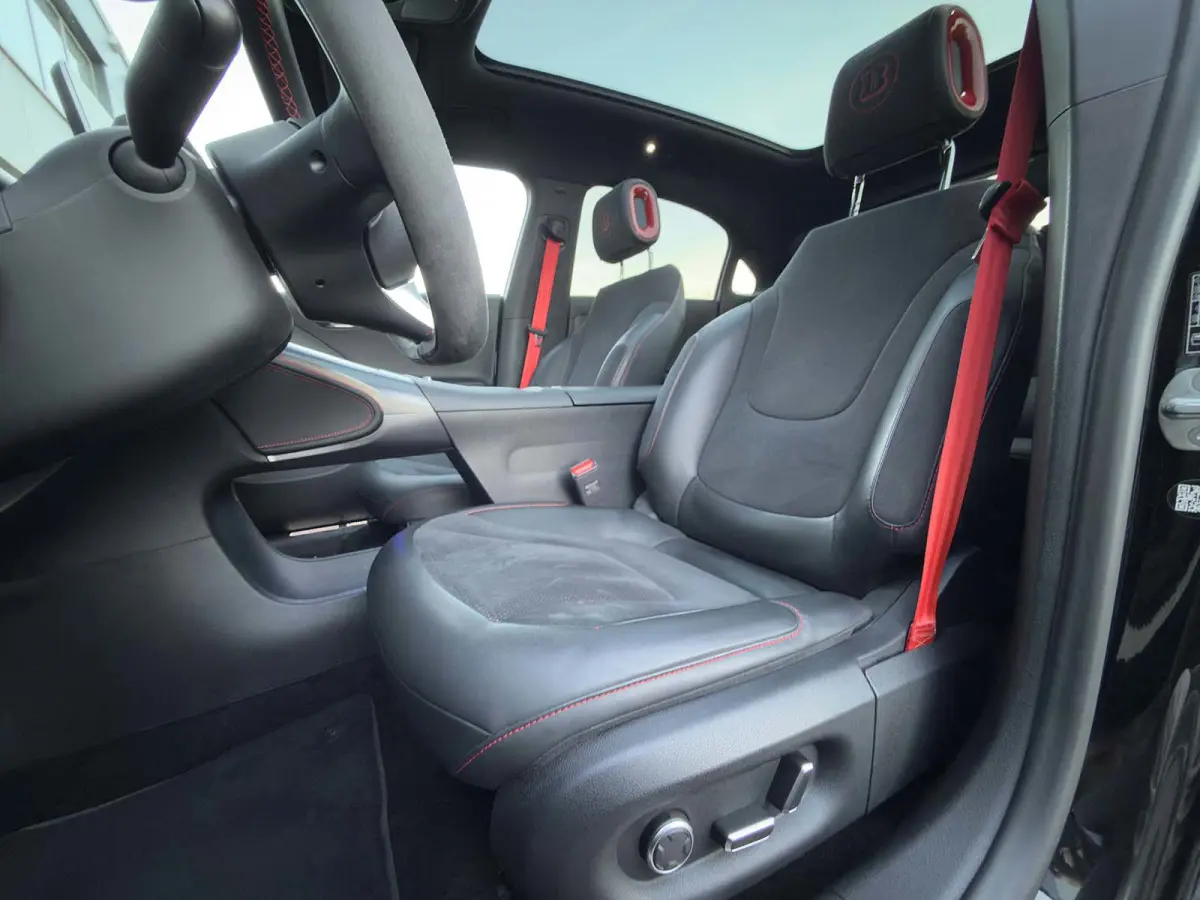 BRABUS 66 kWh, Pano, HUD, Beats, ACC, Keyless, 360°, Stoelverwarming, Stuurverwarming, Sfeerverlichting, Dodehoekdetectie