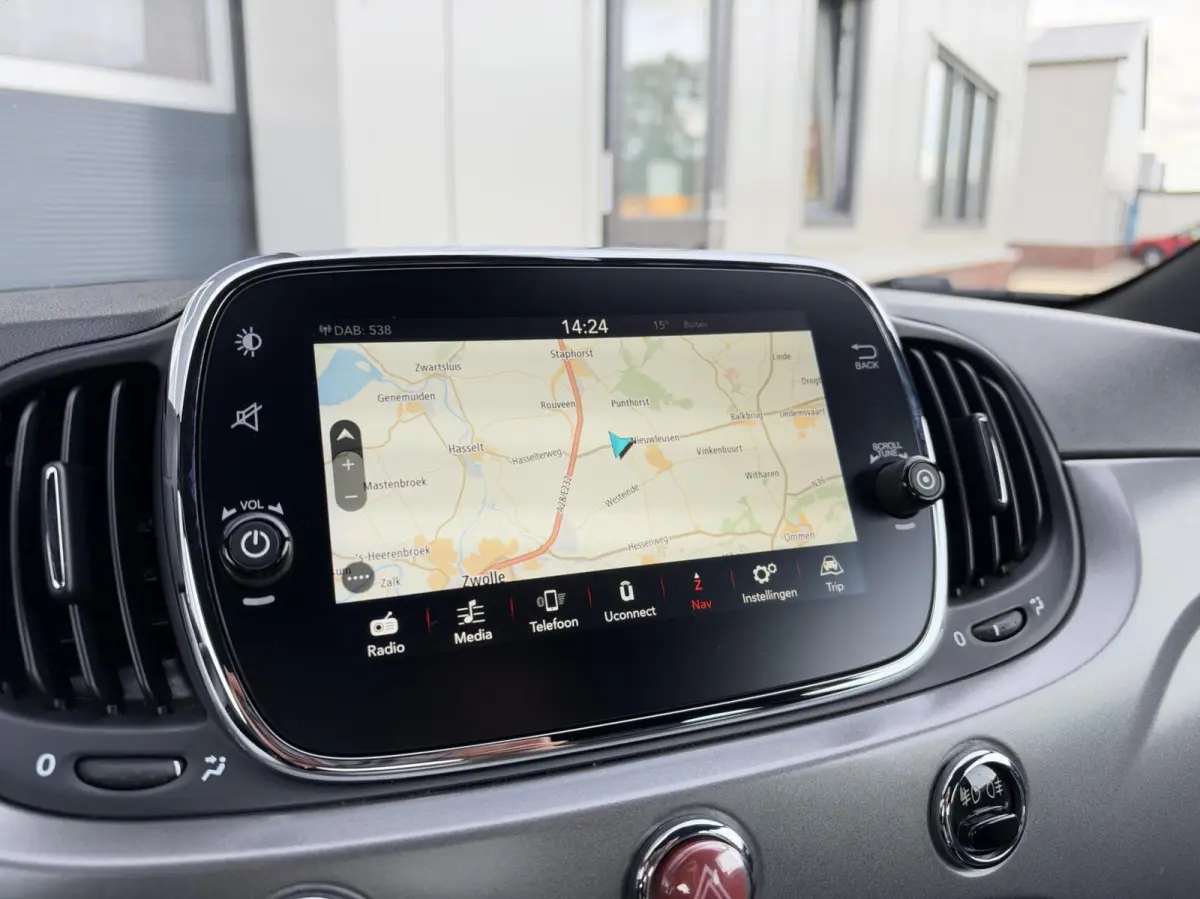 0.9 TwinAir Turbo Sport Cabrio | Half leder | Navigatie | Bluetooth | DAB | Sensoren | Lichtmetaal