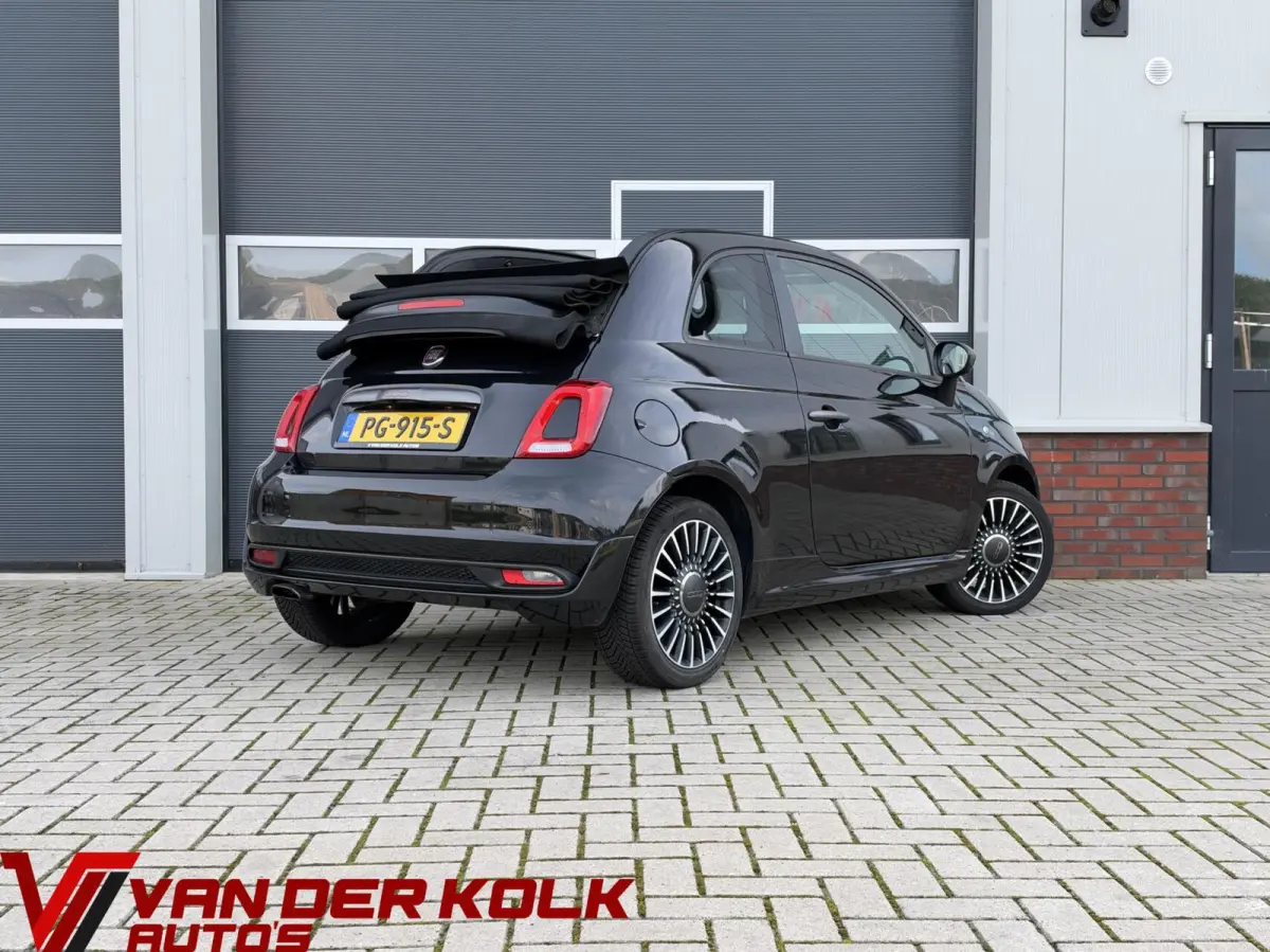 0.9 TwinAir Turbo Sport Cabrio | Half leder | Navigatie | Bluetooth | DAB | Sensoren | Lichtmetaal