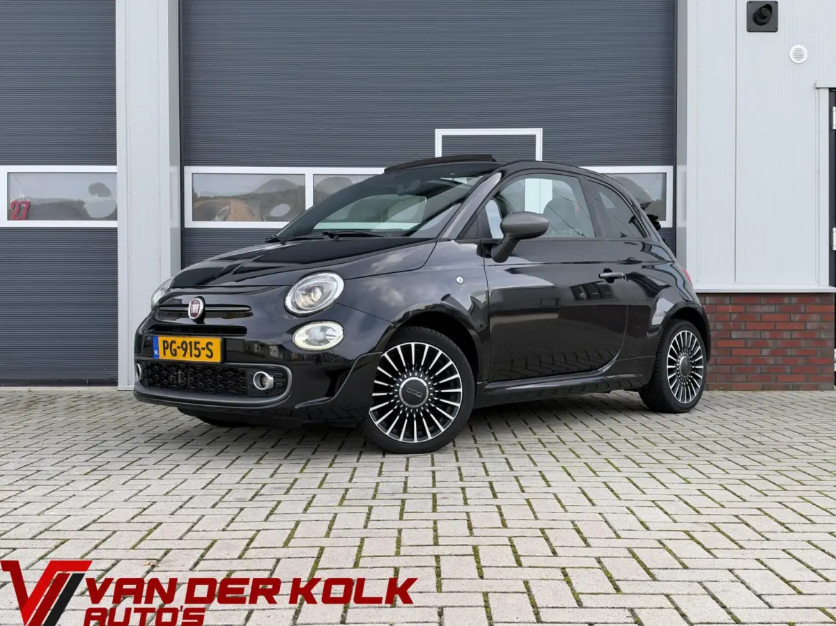 0.9 TwinAir Turbo Sport Cabrio | Half leder | Navigatie | Bluetooth | DAB | Sensoren | Lichtmetaal