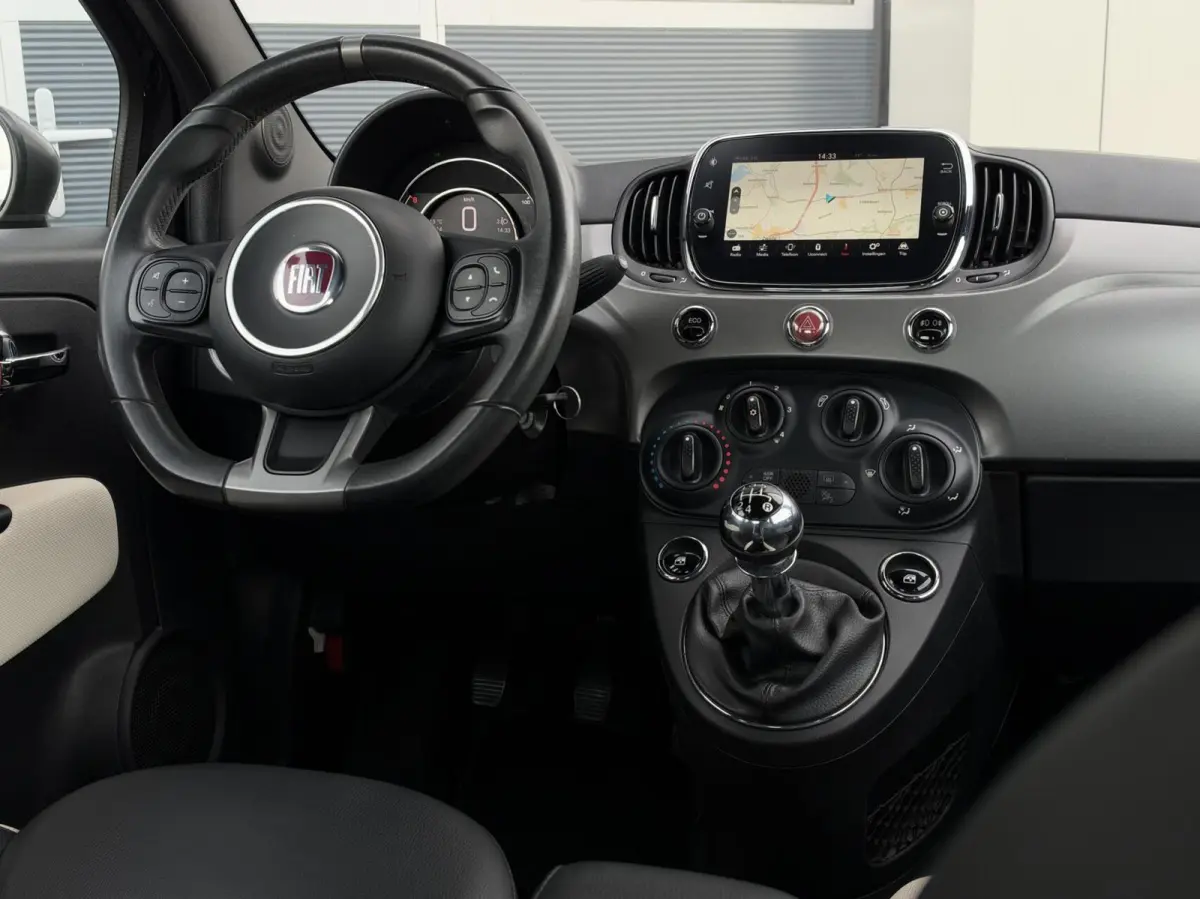 0.9 TwinAir Turbo Sport Cabrio | Half leder | Navigatie | Bluetooth | DAB | Sensoren | Lichtmetaal