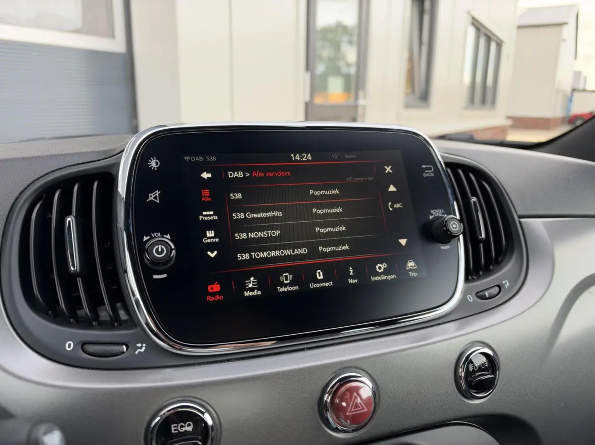0.9 TwinAir Turbo Sport Cabrio | Half leder | Navigatie | Bluetooth | DAB | Sensoren | Lichtmetaal