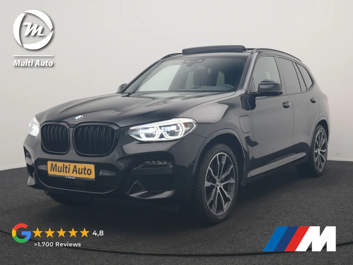 xDrive30e M Sport PHEV 293pk Dealer O.H. | Trekhaak Af Fabriek | Panodak | Adaptive Cruise | 360 Camera | Harman / Kardon | Lederen Sportstoelen Memory & Verwarmd | BLIS | Keyless | Sfeerver