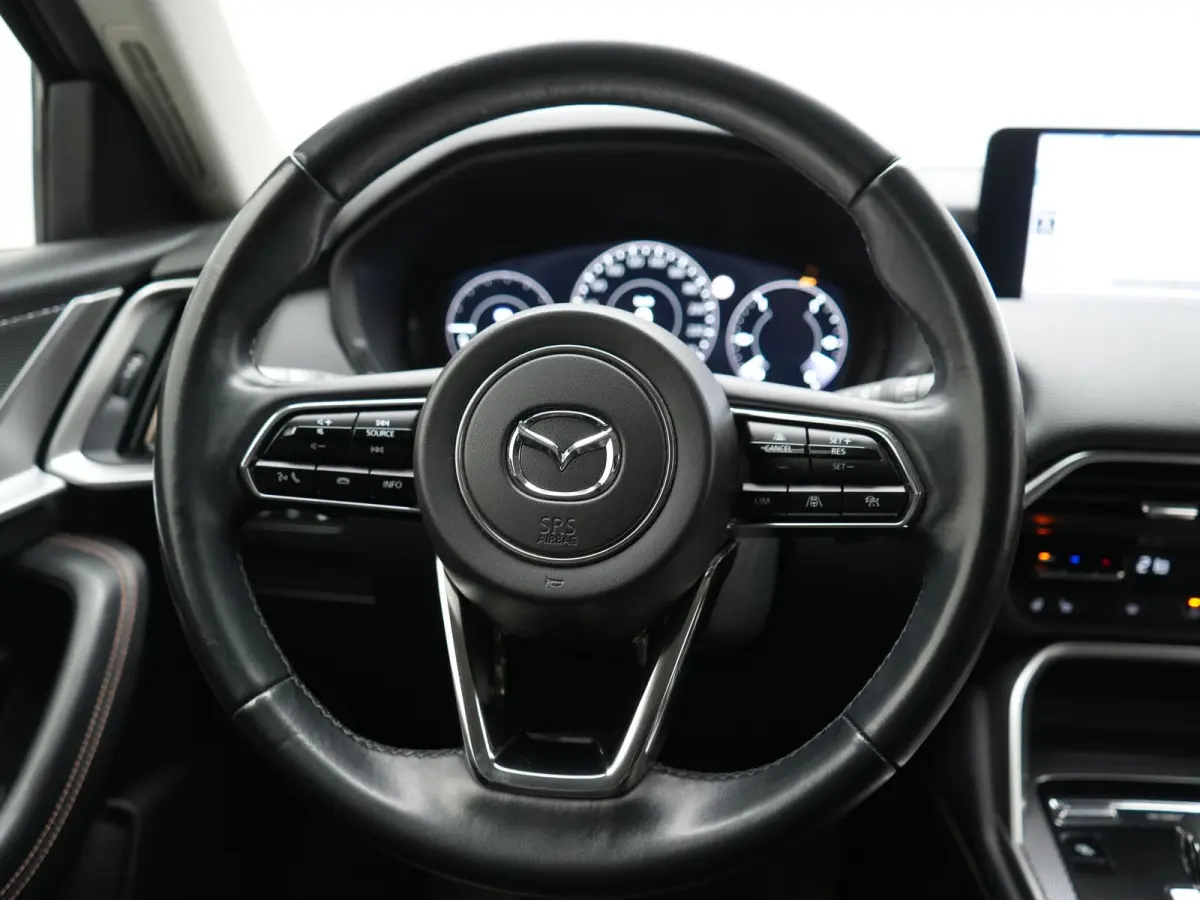 2.5 e-SkyActiv PHEV Homura 327pk Dealer O.H. | SOH 89,9% | Trekhaak Af Fabriek | Adaptive Cruise | Head Up | Camera | Lederen Sportstoelen & Stuur Verwarmd | BLIS | Keyless | Apple Carplay |