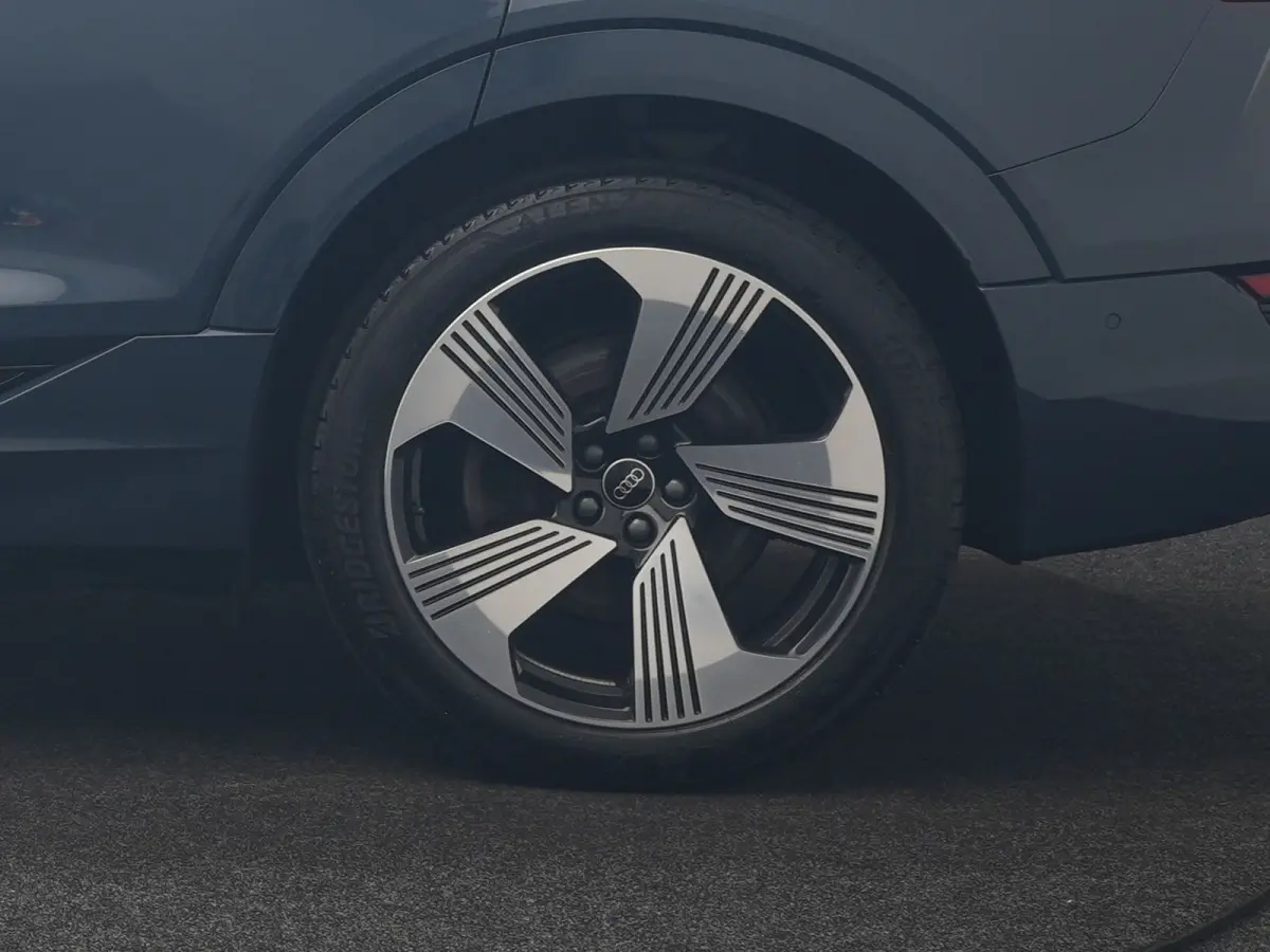 50 quattro S Line 95 kWh 340pk Dealer O.H. | Panodak | Luchtvering | 360 Camera | Matrix LED | Alcantara Sportstoelen Verwarmd | Keyless | Sfeerverlichting | Apple Carplay | Navigatie | DAB 