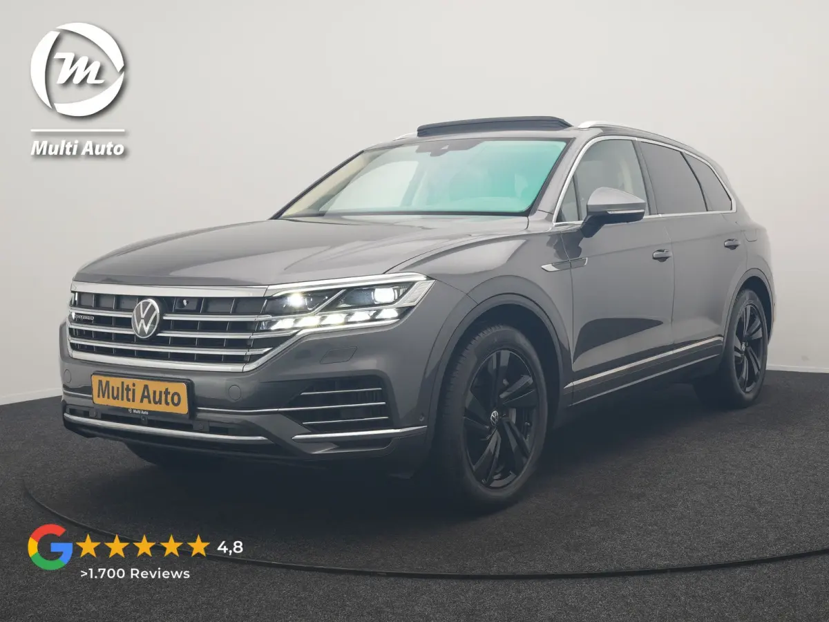 3.0 TSi eHybrid 4MOTION PHEV 381pk Dealer O.H. | SOH 91,3% | Trekhaak Af Fabriek | Luchtvering | Panodak | Adaptive Cruise | Dynaudio | 360 Camera | Head Up | Lederen Comfortstoelen Memory &