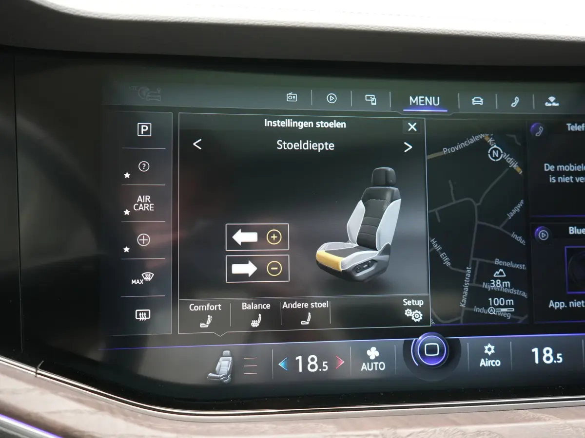 3.0 TSi eHybrid 4MOTION PHEV 381pk Dealer O.H. | SOH 91,3% | Trekhaak Af Fabriek | Luchtvering | Panodak | Adaptive Cruise | Dynaudio | 360 Camera | Head Up | Lederen Comfortstoelen Memory &