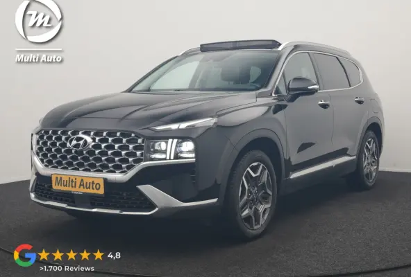 1.6 T-GDI PHEV Premium Sky 7 Persoons 266pk Dealer O.H. | SOH 97,1% | Trekhaak Af Fabriek | Panodak | Adaptive Cruise | Head Up | 360 Camera | Lederen Sportstoelen Memory & Ventilatie | BLIS