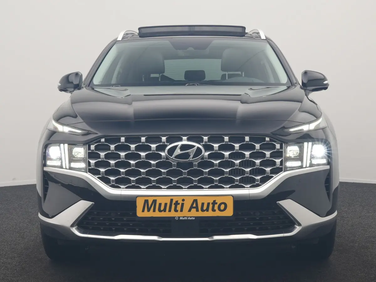 1.6 T-GDI PHEV Premium Sky 7 Persoons 266pk Dealer O.H. | SOH 97,1% | Trekhaak Af Fabriek | Panodak | Adaptive Cruise | Head Up | 360 Camera | Lederen Sportstoelen Memory & Ventilatie | BLIS