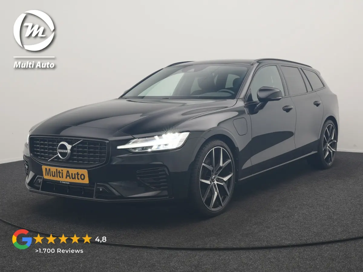 T6 Recharge AWD R-Design PHEV 340pk Dealer O.H. | SOH 82,8% | Camera | Harman / Kardon | Lederen Sportstoelen Memory & Verwarmd | Stuur Verwarmd | Keyless | BLIS | Cruise Control | Apple Car