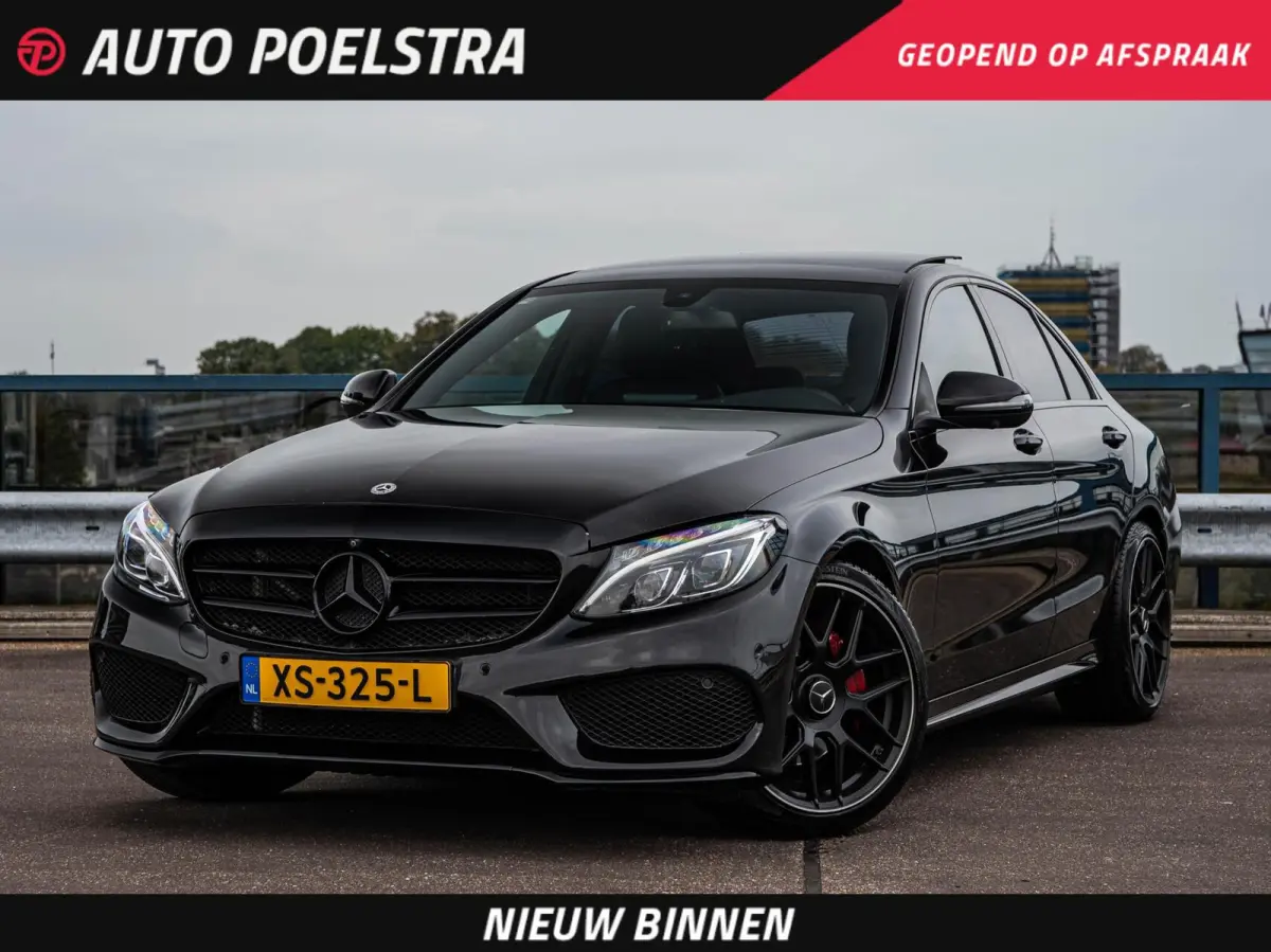 220 CDI AMG Night Edition | Panoramadak | 360 Camera | Leder | LED | Sfeerverlichting | Apple CarPlay/Android Auto | 19"