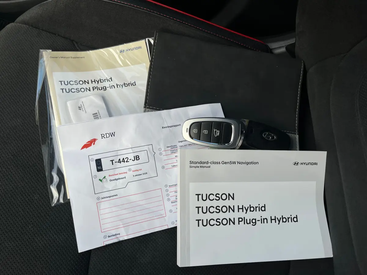 1.6 T-GDI HEV N-Line Business Sky | Trekhaak | All-season banden | Elektrisch glazen panorama-dak | Cruise Control Adaptief | Apple Carplay/Android Auto | Stoel en stuurverwarming |