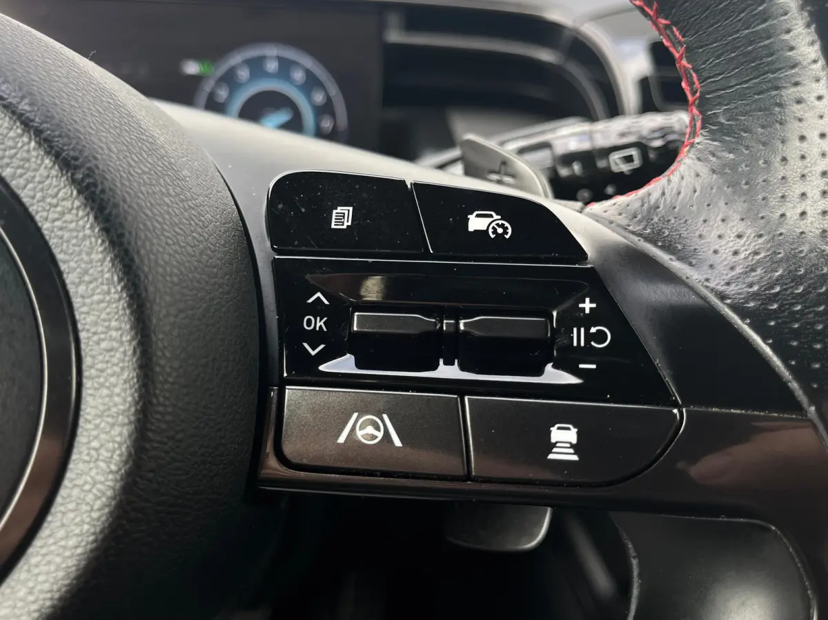 1.6 T-GDI HEV N-Line Business Sky | Trekhaak | All-season banden | Elektrisch glazen panorama-dak | Cruise Control Adaptief | Apple Carplay/Android Auto | Stoel en stuurverwarming |