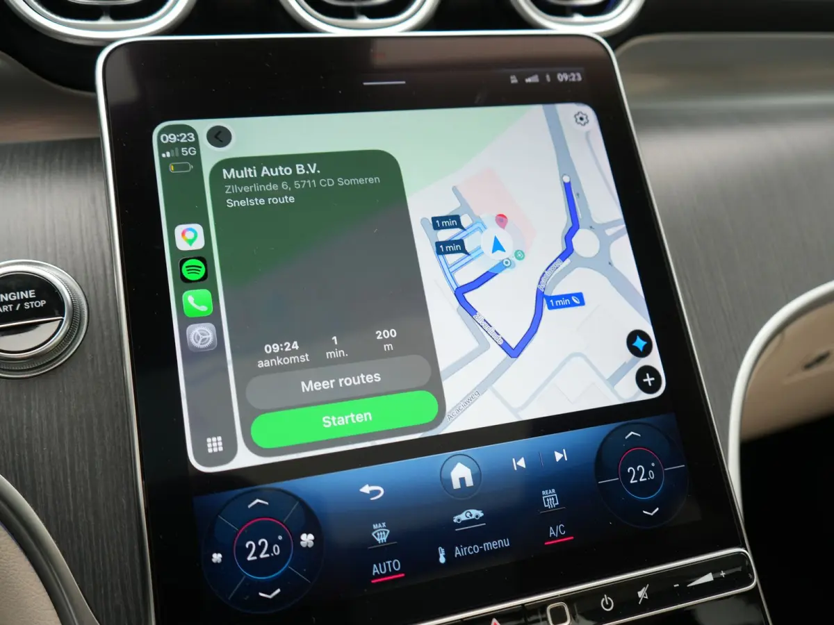 4MATIC Luxury Line PHEV 313pk Dealer O.H. | Panodak | Sfeerverlichting | BLIS | Lederen Sportstoelen Memory & Verwarmd | Apple Carplay | Cruise Control | Navigatie | DAB | Virtual | Plug In 