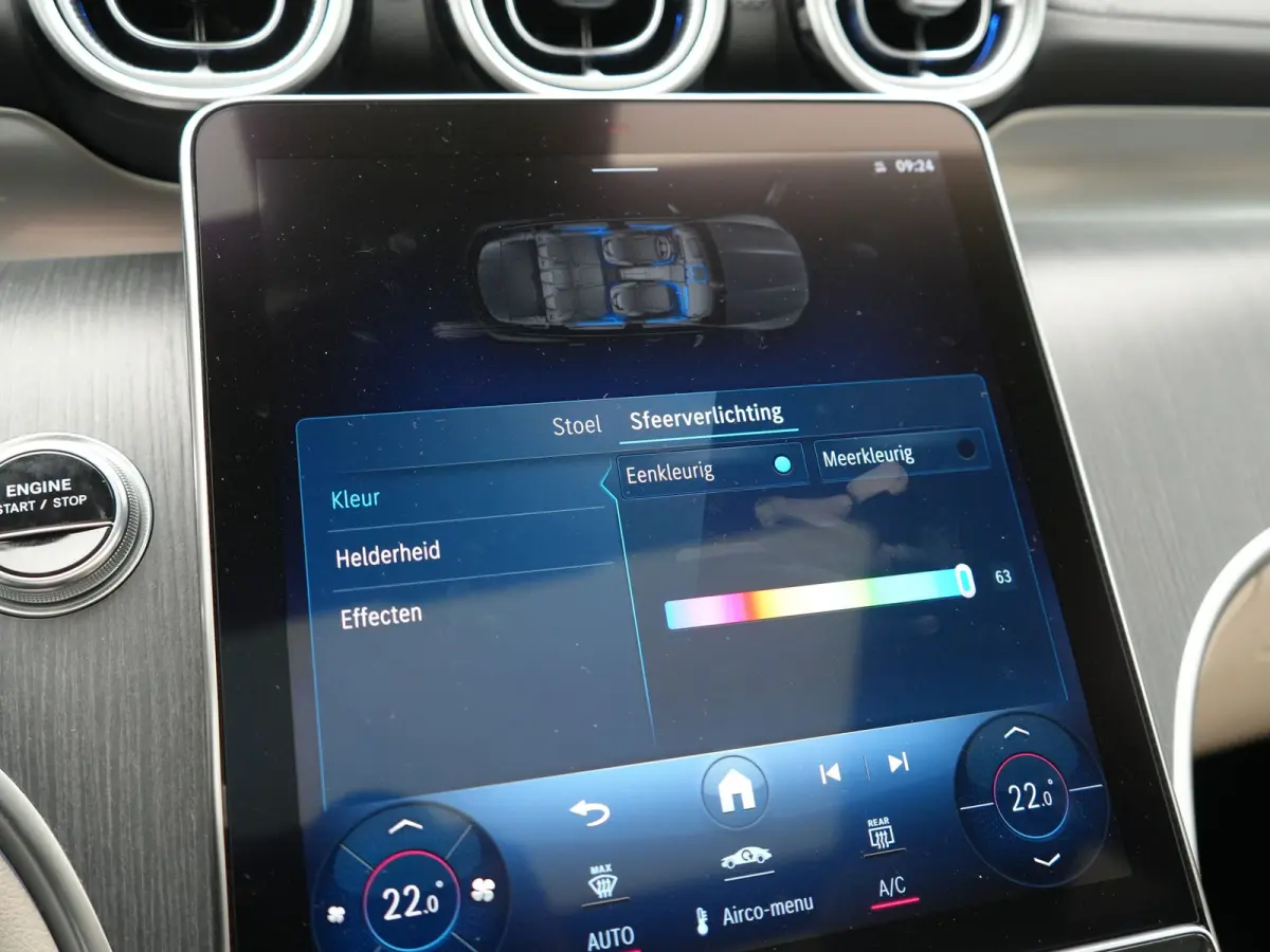 4MATIC Luxury Line PHEV 313pk Dealer O.H. | Panodak | Sfeerverlichting | BLIS | Lederen Sportstoelen Memory & Verwarmd | Apple Carplay | Cruise Control | Navigatie | DAB | Virtual | Plug In 