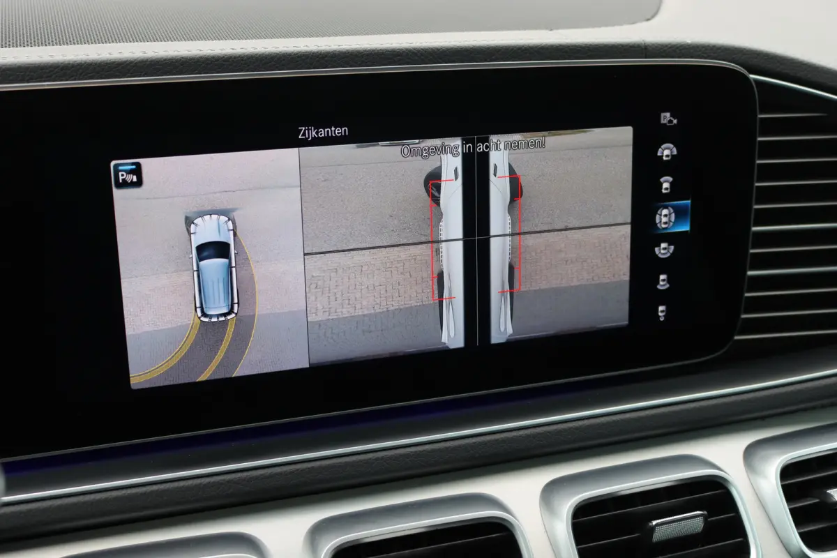 350 de 4MATIC AMG Line | Luchtvering | Distronic+ | HUD | Burmester | Trekhaak | Panoramadak | Surround Camera | Keyless Go | Augmented Reality |