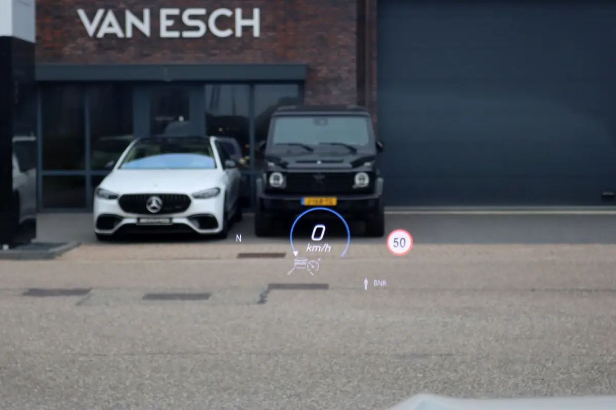 350 de 4MATIC AMG Line | Luchtvering | Distronic+ | HUD | Burmester | Trekhaak | Panoramadak | Surround Camera | Keyless Go | Augmented Reality |