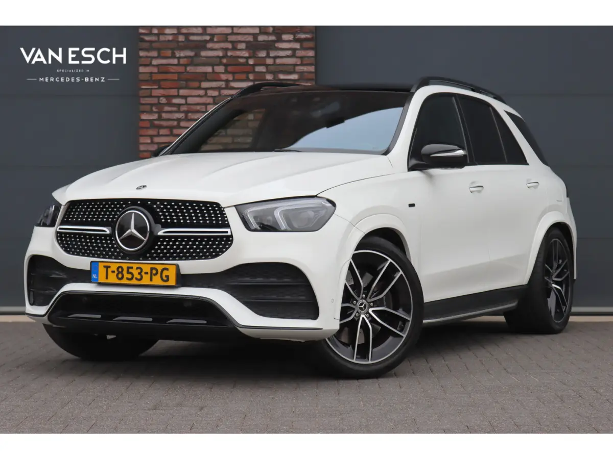 350 de 4MATIC AMG Line | Luchtvering | Distronic+ | HUD | Burmester | Trekhaak | Panoramadak | Surround Camera | Keyless Go | Augmented Reality |