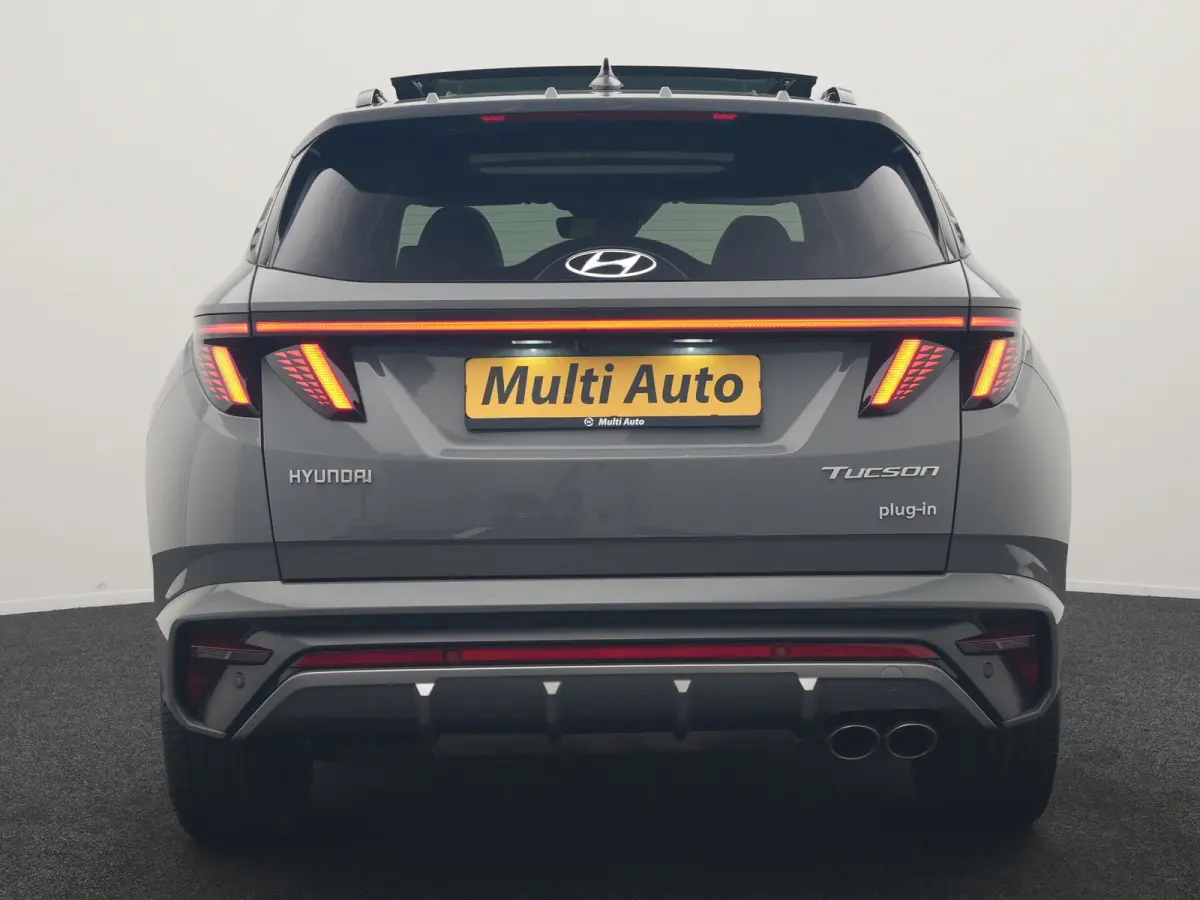 1.6 T-GDI PHEV N Line Sky 4WD 265pk Dealer O.H. | SOH 97,2% | Panodak | Adaptive Cruise | 360 Camera | Alcantara Sportstoelen Memory & Ventilatie | Keyless | BLIS | Stoelen & Stuur Verwarmd 