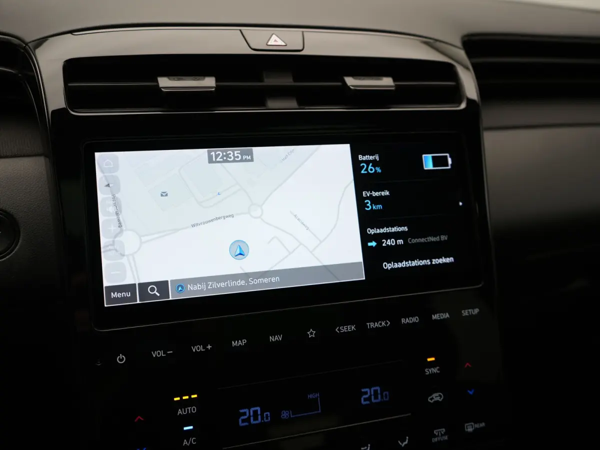 1.6 T-GDI PHEV N Line Sky 4WD 265pk Dealer O.H. | SOH 97,2% | Panodak | Adaptive Cruise | 360 Camera | Alcantara Sportstoelen Memory & Ventilatie | Keyless | BLIS | Stoelen & Stuur Verwarmd 
