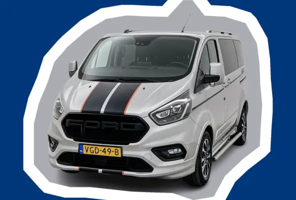 320 2.0 TDCI L1H1 Sport DC 185PK Navigatie Schuifdeur L+R Dubbele cabine Camera