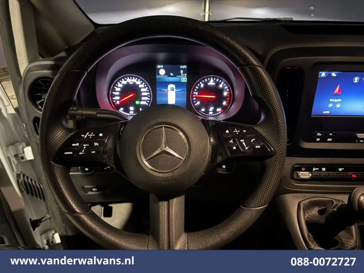 116 CDI 164pk 2025 Model L2H1 Euro6 Airco | XL MBUX | Navigatie | Camera | Cruisecontrol Stoelverwarming, Parkeersensoren, Bijrijdersbank