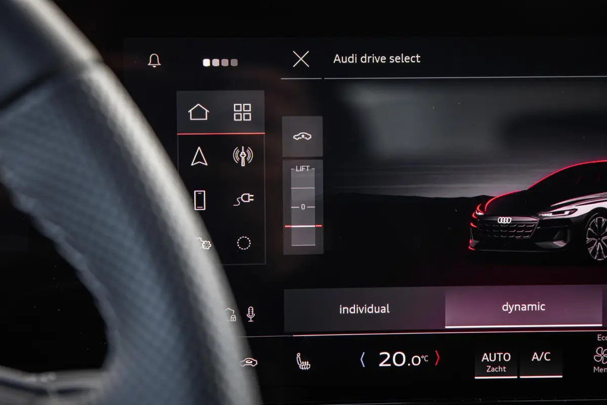 367pk S edition performance 100 kWh | 21" LMV | Luchtvering | Memory | 360 Camera | Trekhaak | Rode Stiksel