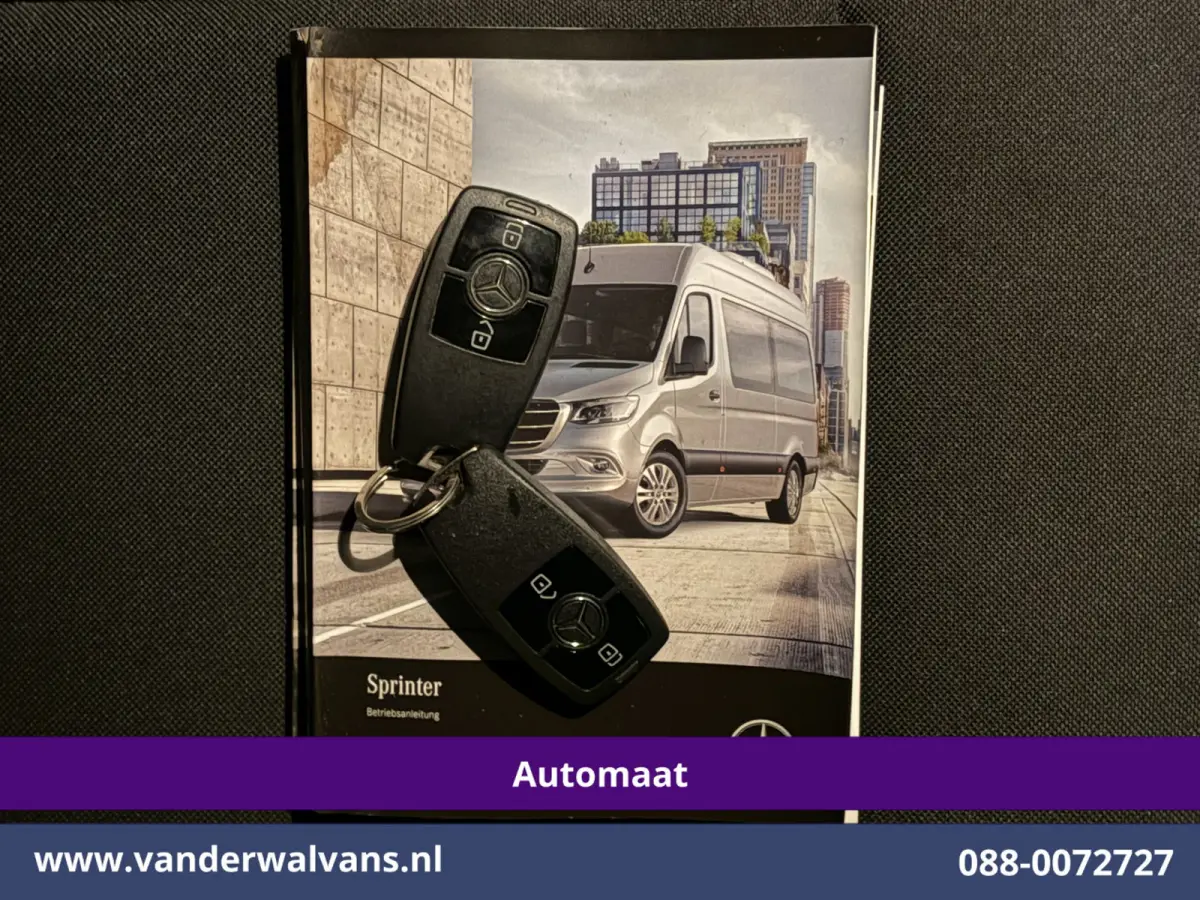 317 CDI 170pk 9G-Tronic Automaat L2H2 Facelift Euro6 Airco | Camera | Navigatie | LED | Chauffeursstoel Cruisecontrol, Stoelverwarming, 270 Graden Achterdeuren, Parkeersensoren, Bijrijdersba