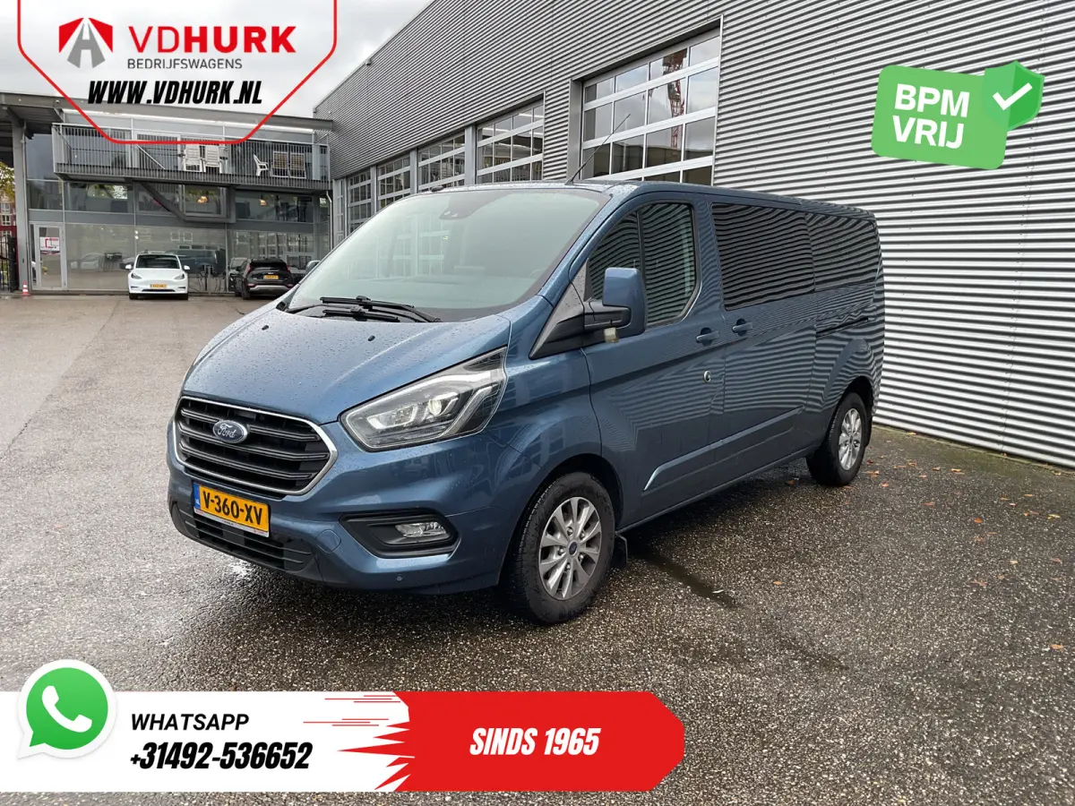 2.0 TDCI 170 pk Aut. L2 Limited DC Dubbel Cabine MARGE Bi-Xenon/ 2x schuifdeur/ Adapt.Cruise/ Stoelverw./ Carplay/ Navi/ Camera/ LMV/ PDC/ Airco