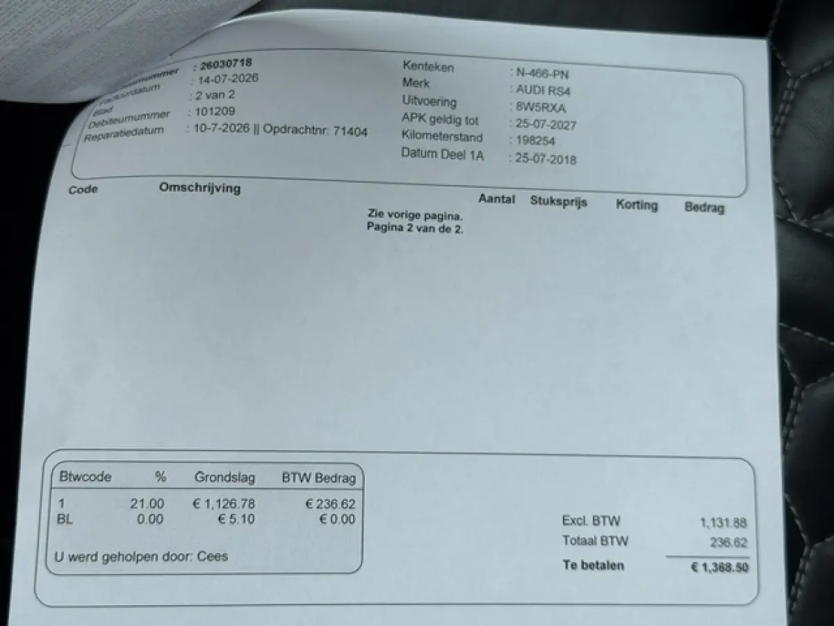 2.9 TFSI RS 4 quattro - Dealer onderhouden - Volledig origineel - Ceramic remmen - Panorama dak - NardoGrey -Massage