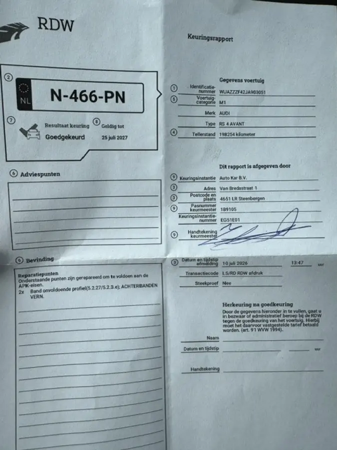 2.9 TFSI RS 4 quattro - Dealer onderhouden - Volledig origineel - Ceramic remmen - Panorama dak - NardoGrey -Massage