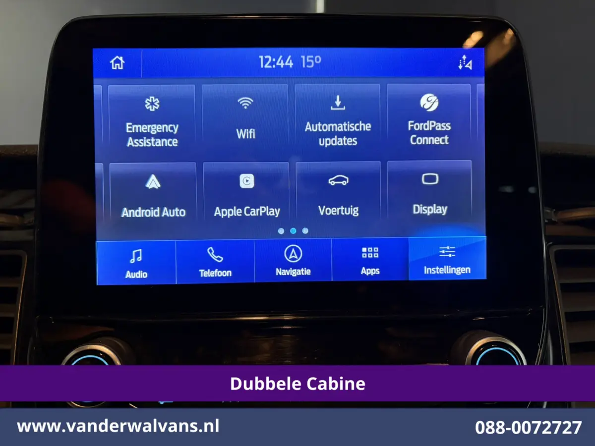 2.0 TDCI 131pk L3H3 Dubbele Cabine Euro6 Inrichting Airco | 6-Zits | Camera | Apple Carplay | Xenon Navigatie, Leder, Android Auto, Cruisecontrol, LED, LM Velgen, Stoelverwarming, Verwarmde 