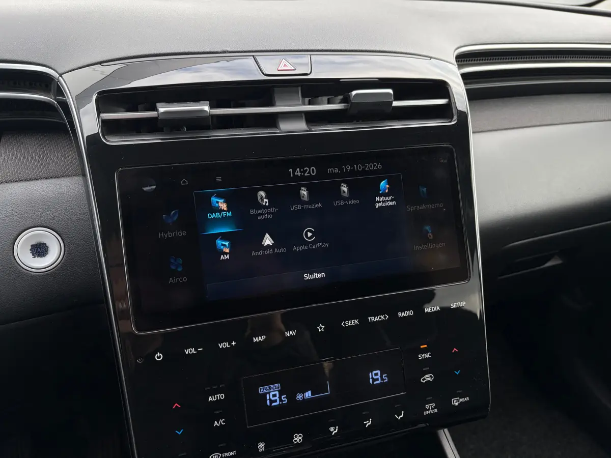 1.6 T-GDI HEV Comfort Lederpakket. | Ledere bekleding | Stoel verwarming voor | Electrische Stoelverstelling | Apple carplay/Android auto | Navigatie | Cruise contol |