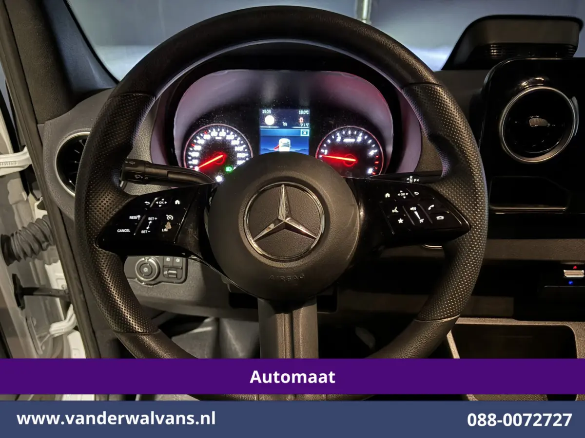 317 CDI 170pk 9G-Tronic Automaat L2H2 2025 Model Euro6 Airco | XL MBUX | Camera | Navigatie | LED Cruisecontrol, Stoelverwarming, 270 Graden Achterdeuren, Parkeersensoren, Bijrijdersbank
